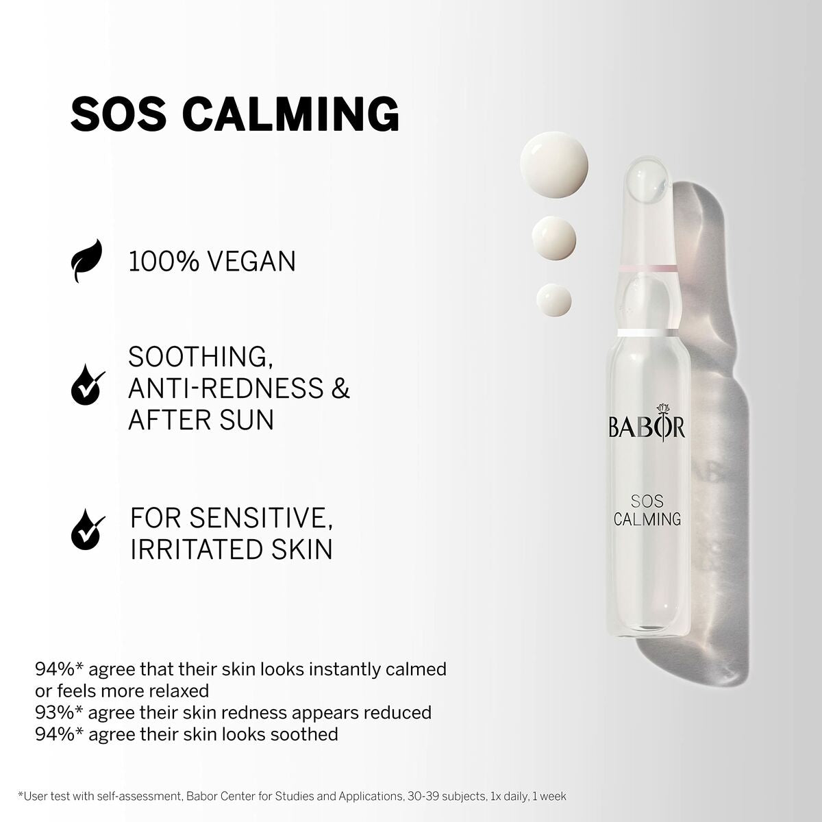 Facial Treatment Babor Sos Calming 7x2 ml.